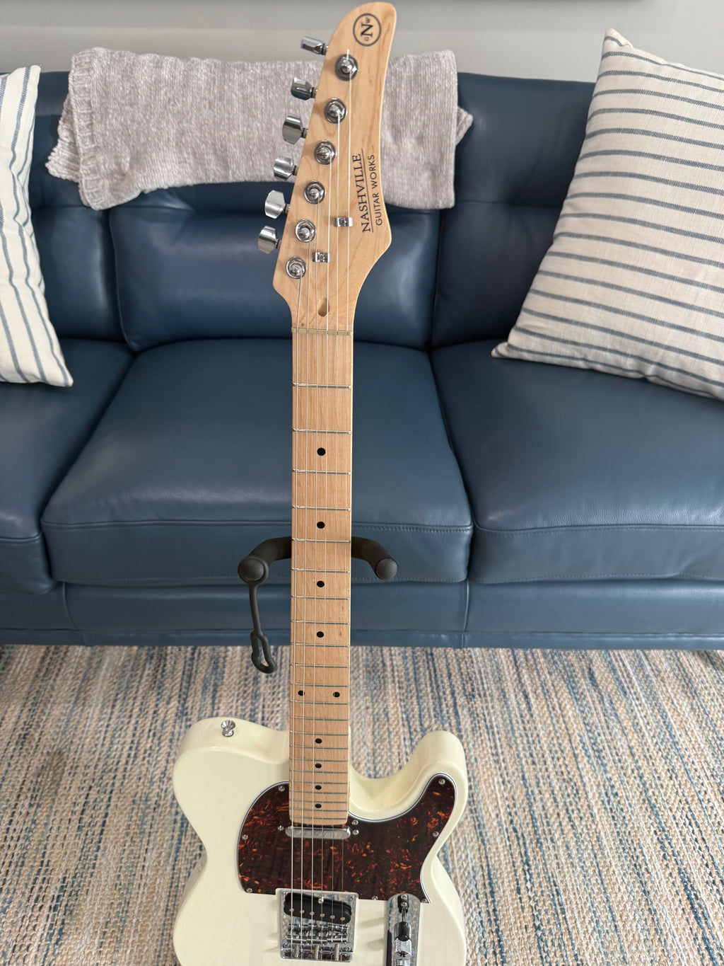 Nashville Guitar Works 120IV T-Style in Ivory - Palm Harbor Music