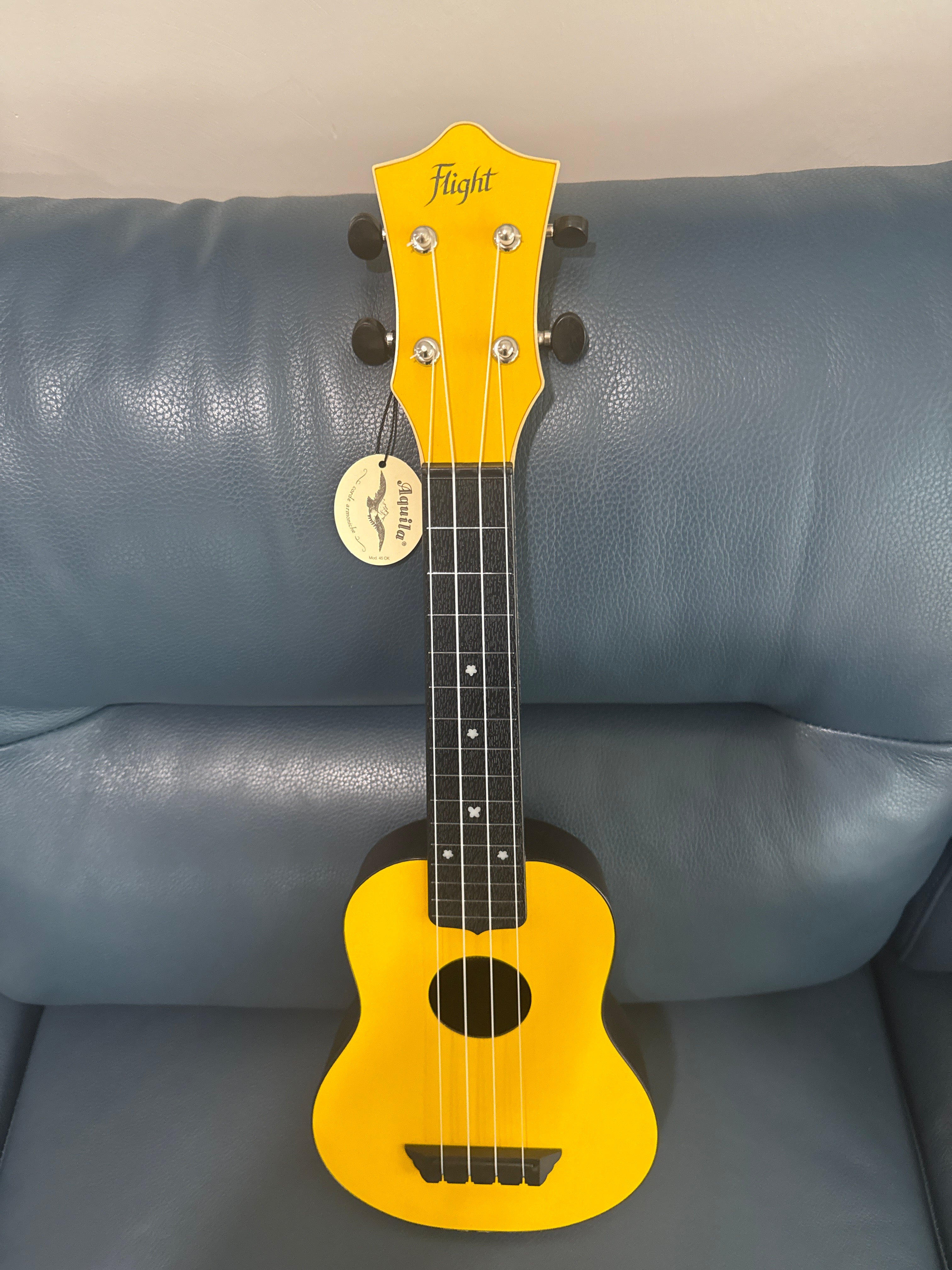 Flight TUS35 Yellow Travel Soprano Ukulele