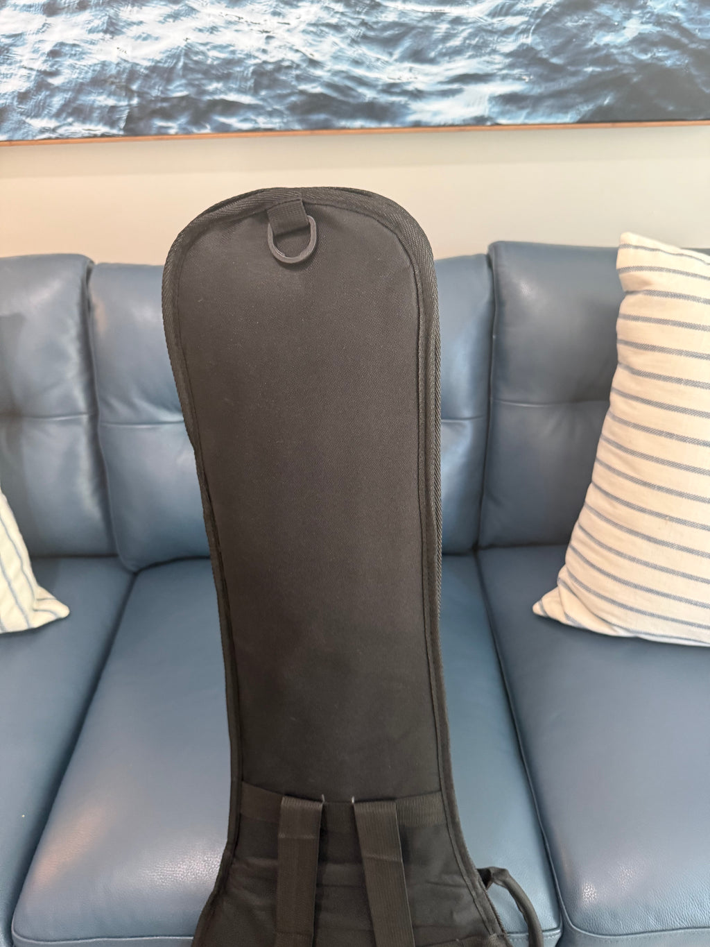 Palm Harbor Economy Electric Bass Guitar Gig Bag, padded black case with handles and zipper for bass guitar protection.