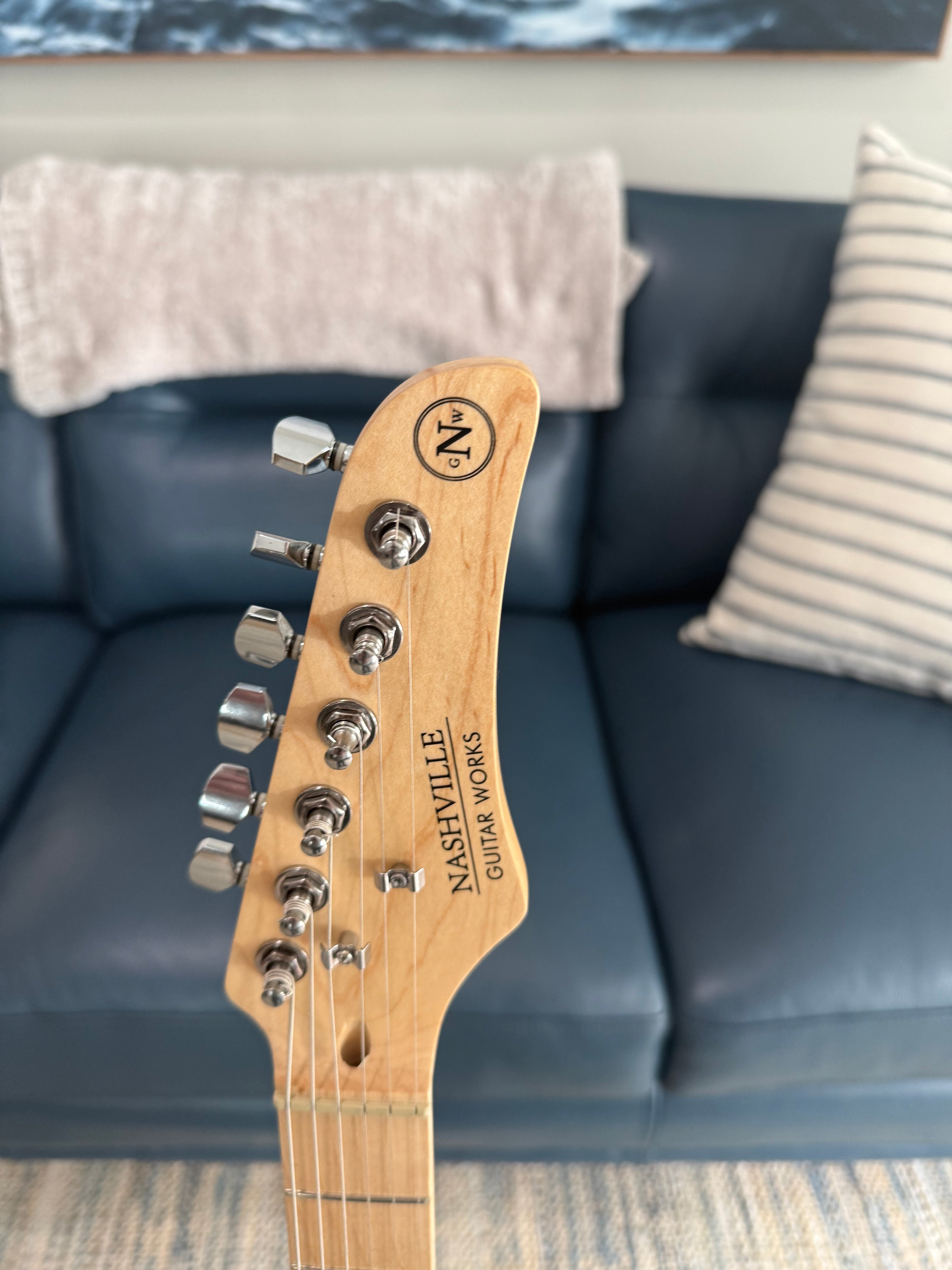 Nashville Guitar Works 120IV T-Style in Ivory - Palm Harbor Music