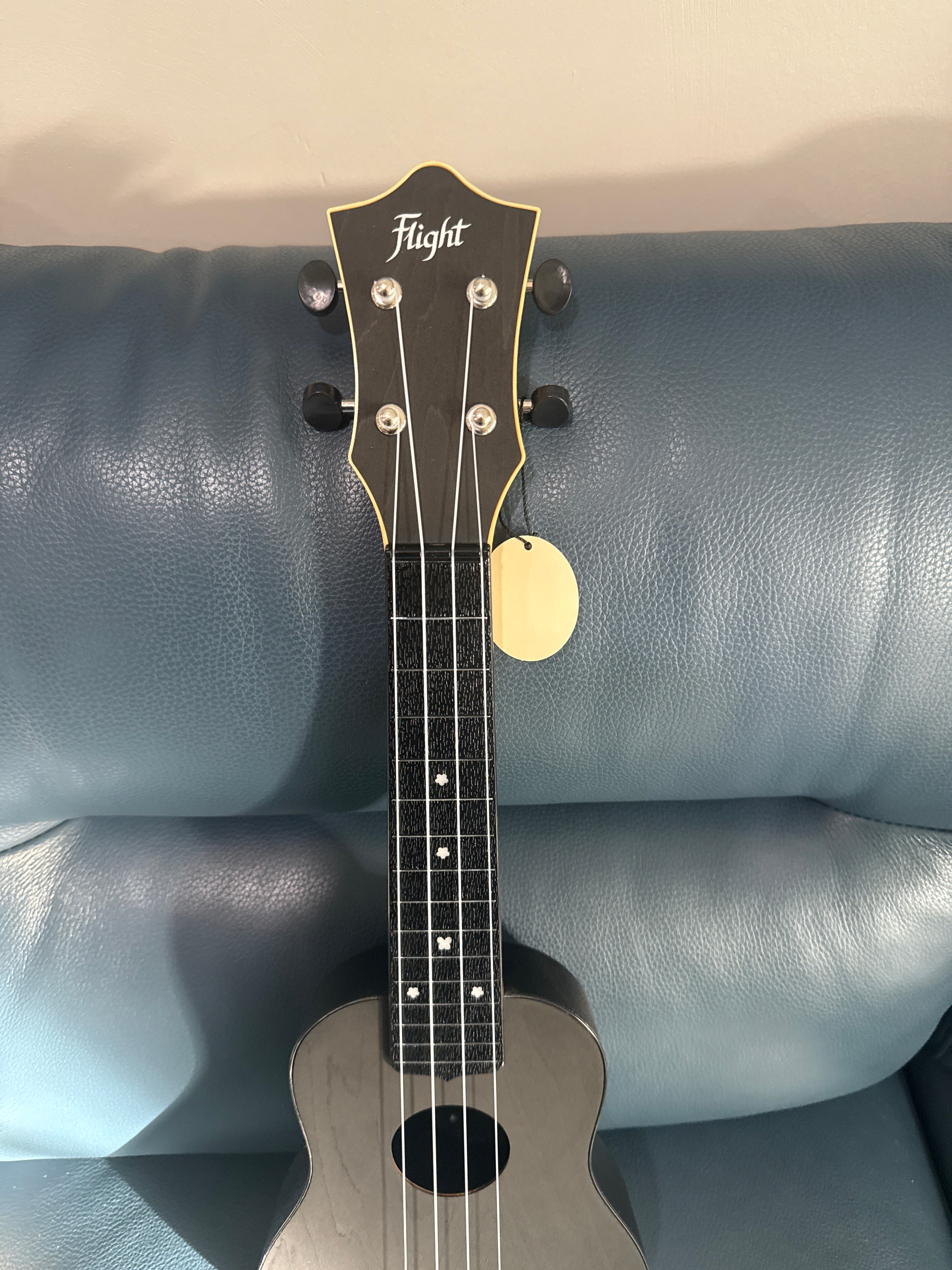 Flight TUS35 Black Travel Soprano Ukulele
