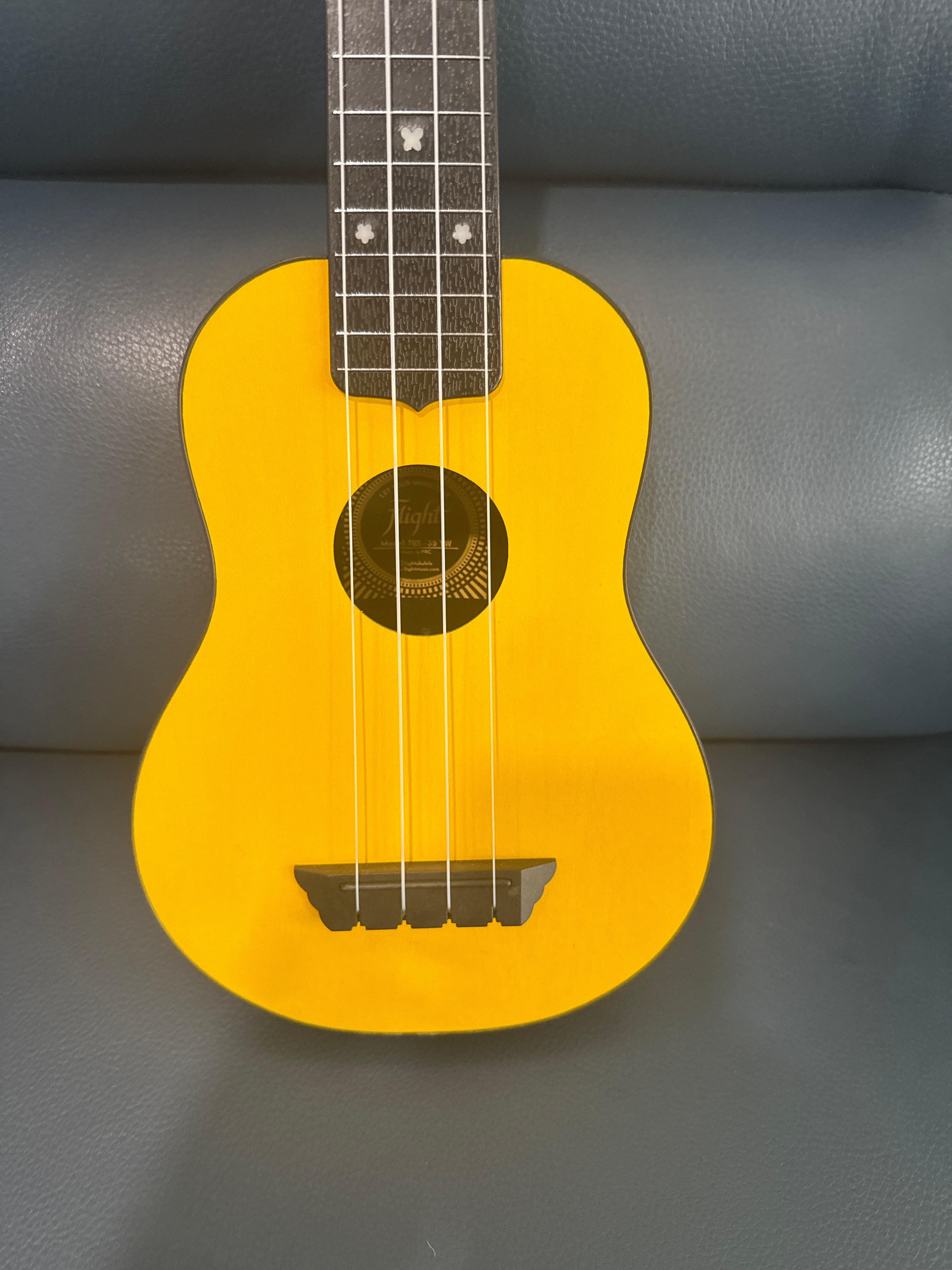 Flight TUS35 Yellow Travel Soprano Ukulele