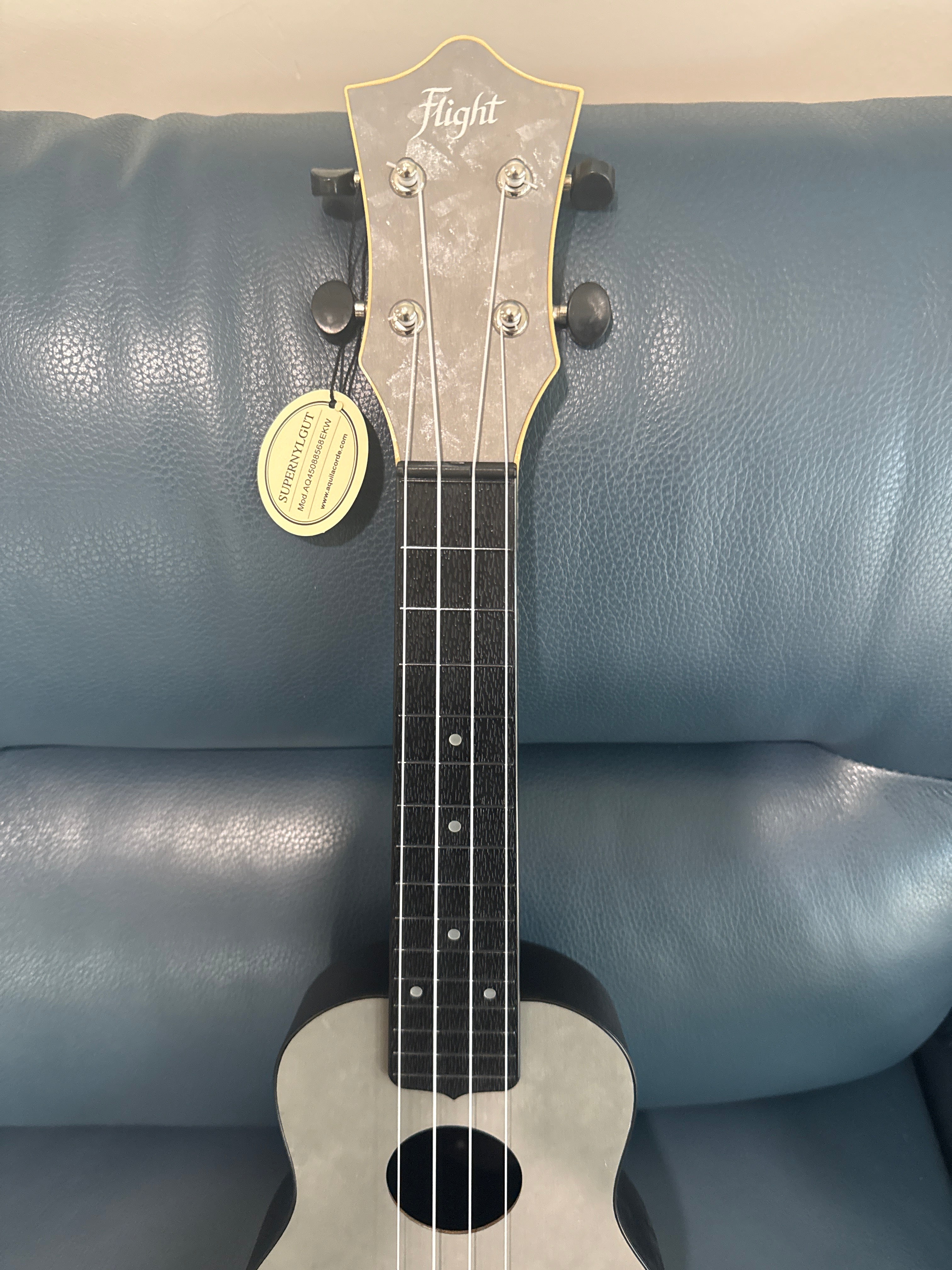 Flight TUS65 Silver Soprano Travel Ukulele
