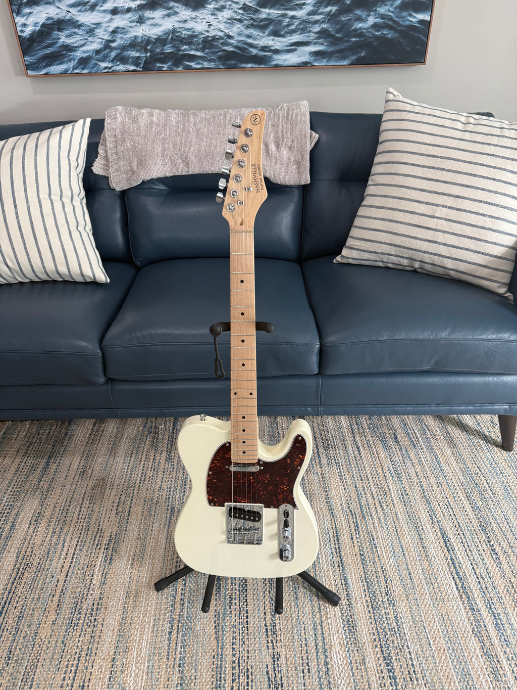 Nashville Guitar Works 120IV T-Style in Ivory - Palm Harbor Music