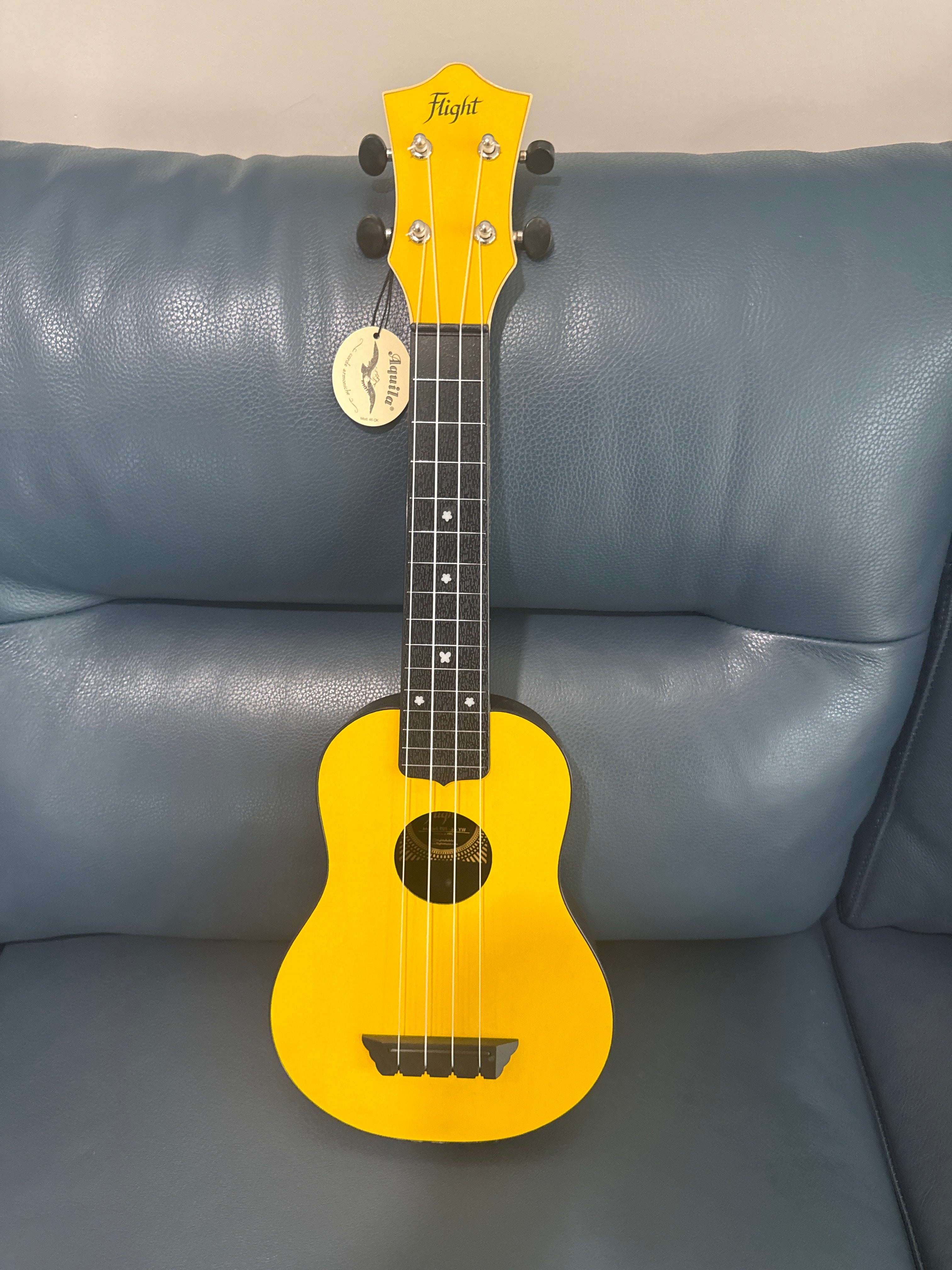 Flight TUS35 Yellow Travel Soprano Ukulele