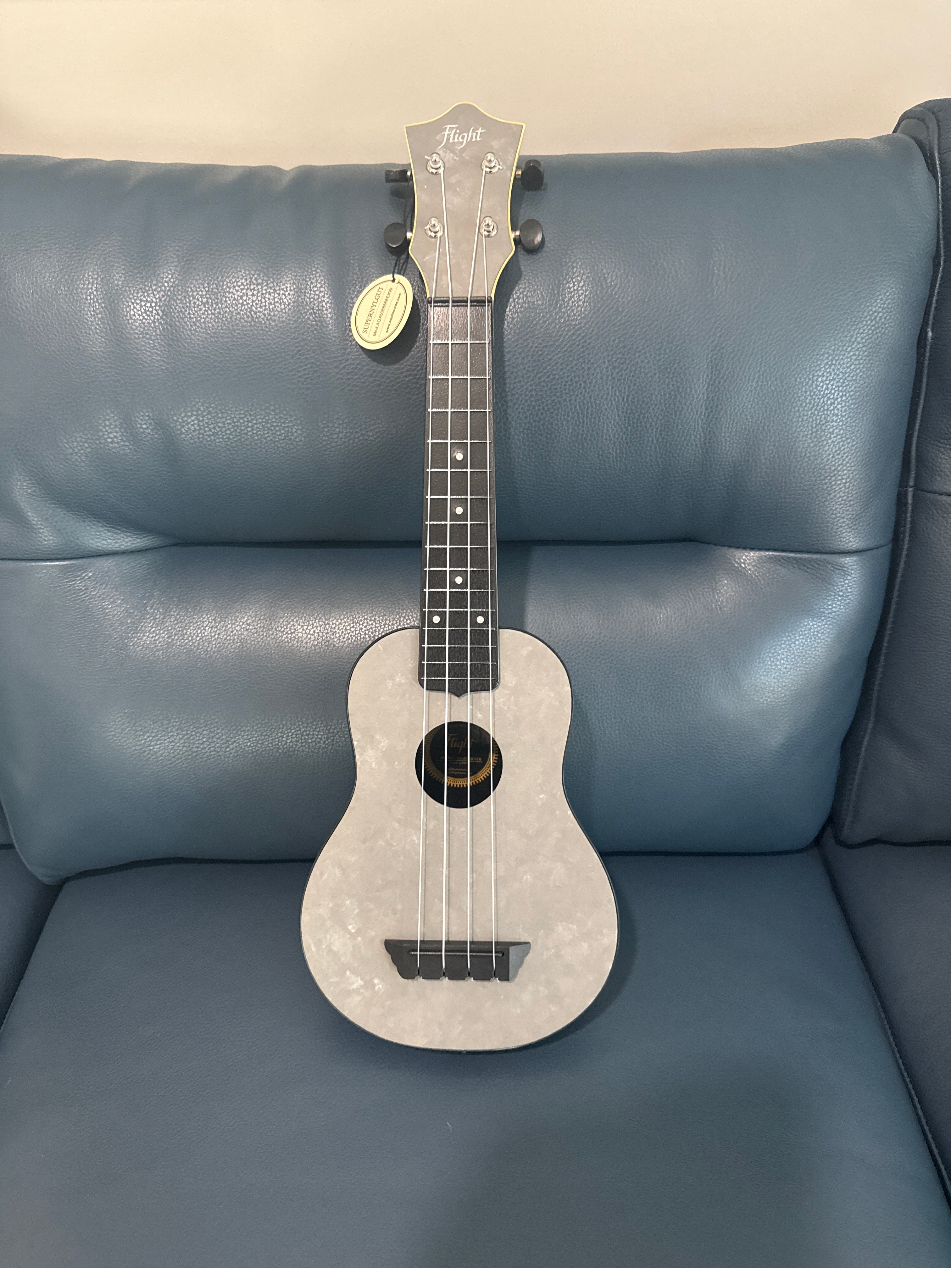 Flight TUS65 Silver Soprano Travel Ukulele