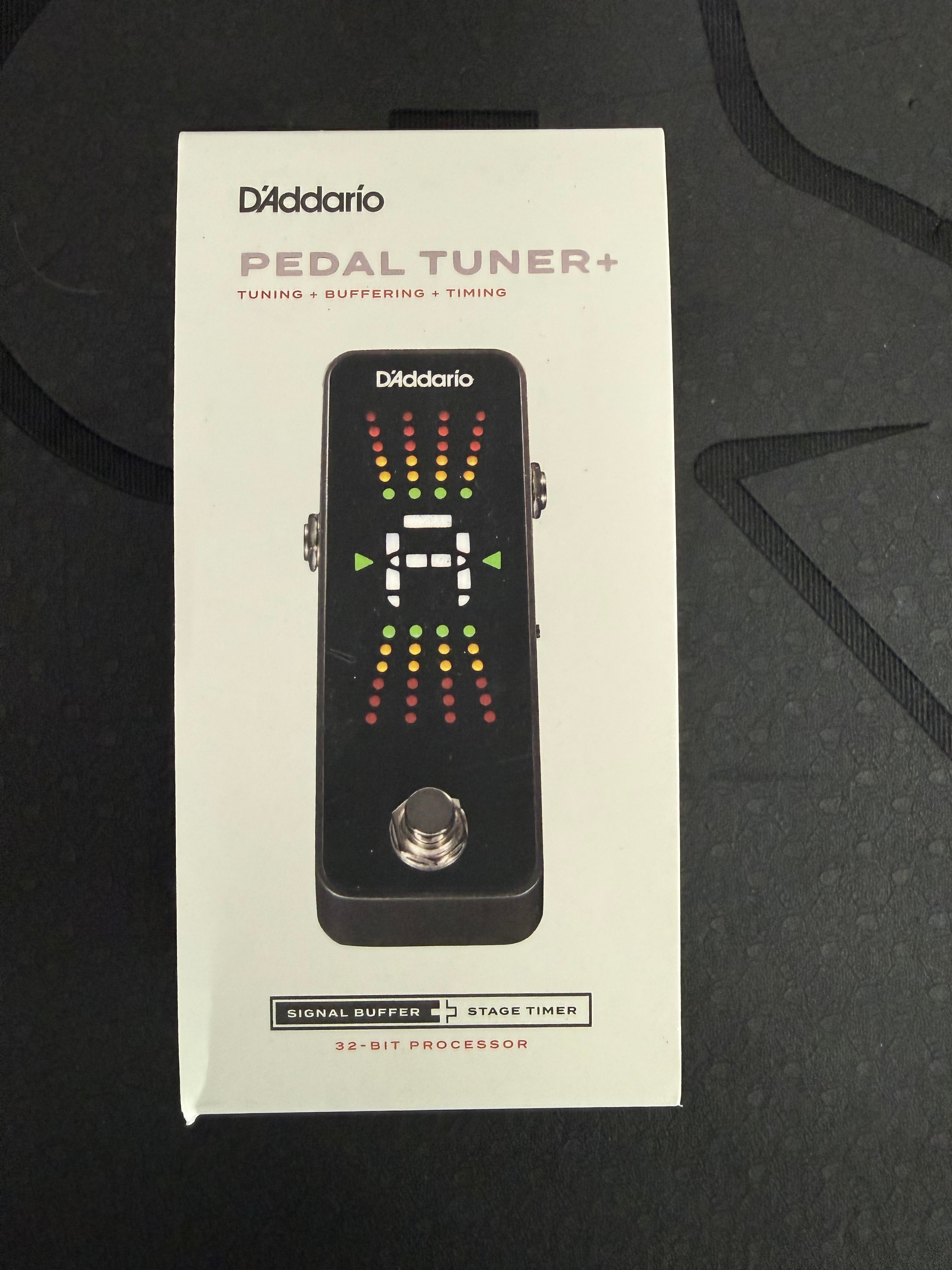 d'addario pedal tuner Chromatic Pedal Guitar Tuner Plus