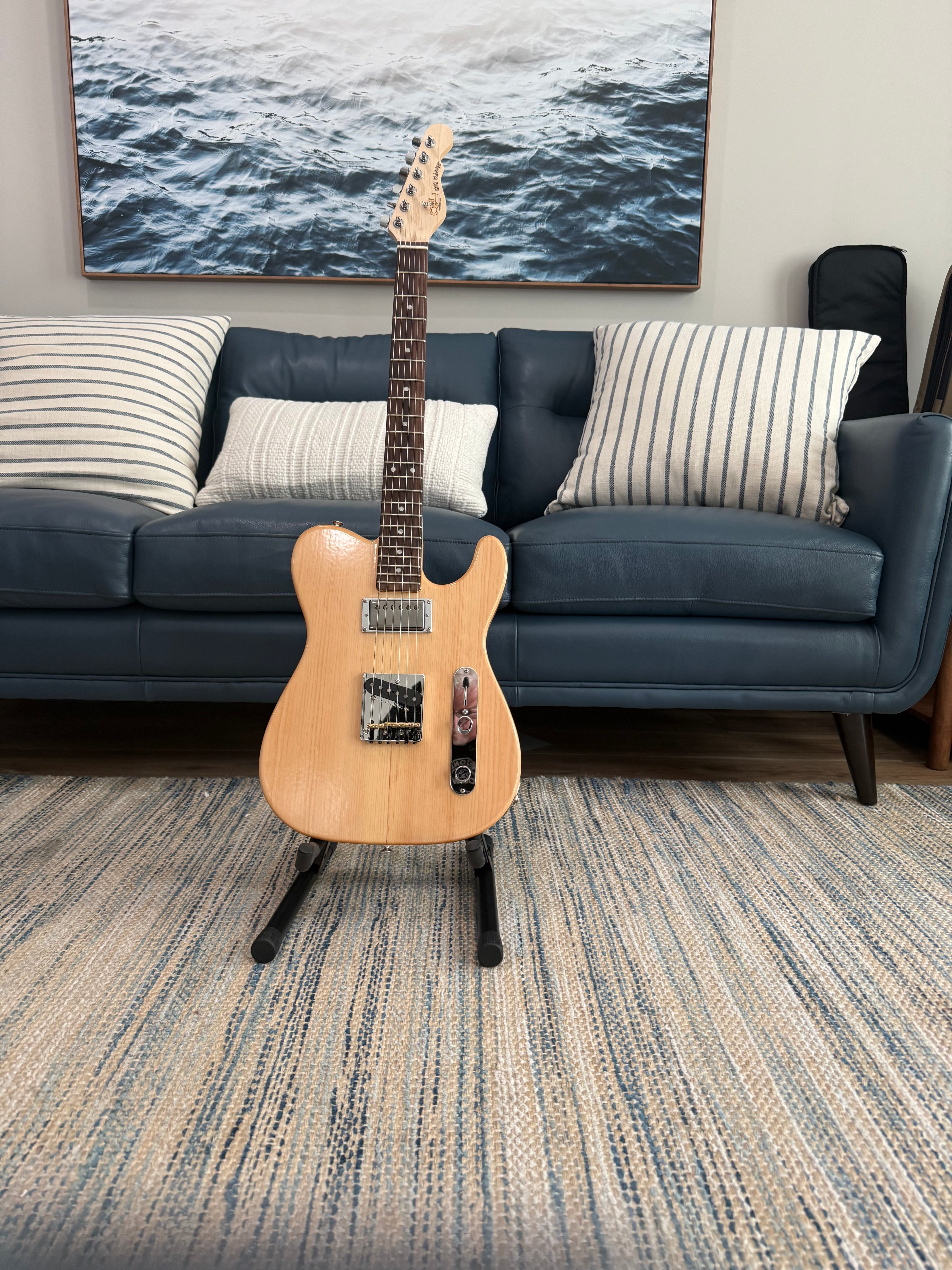 G&L Fullerton Deluxe ASAT Classic Bluesboy Pine