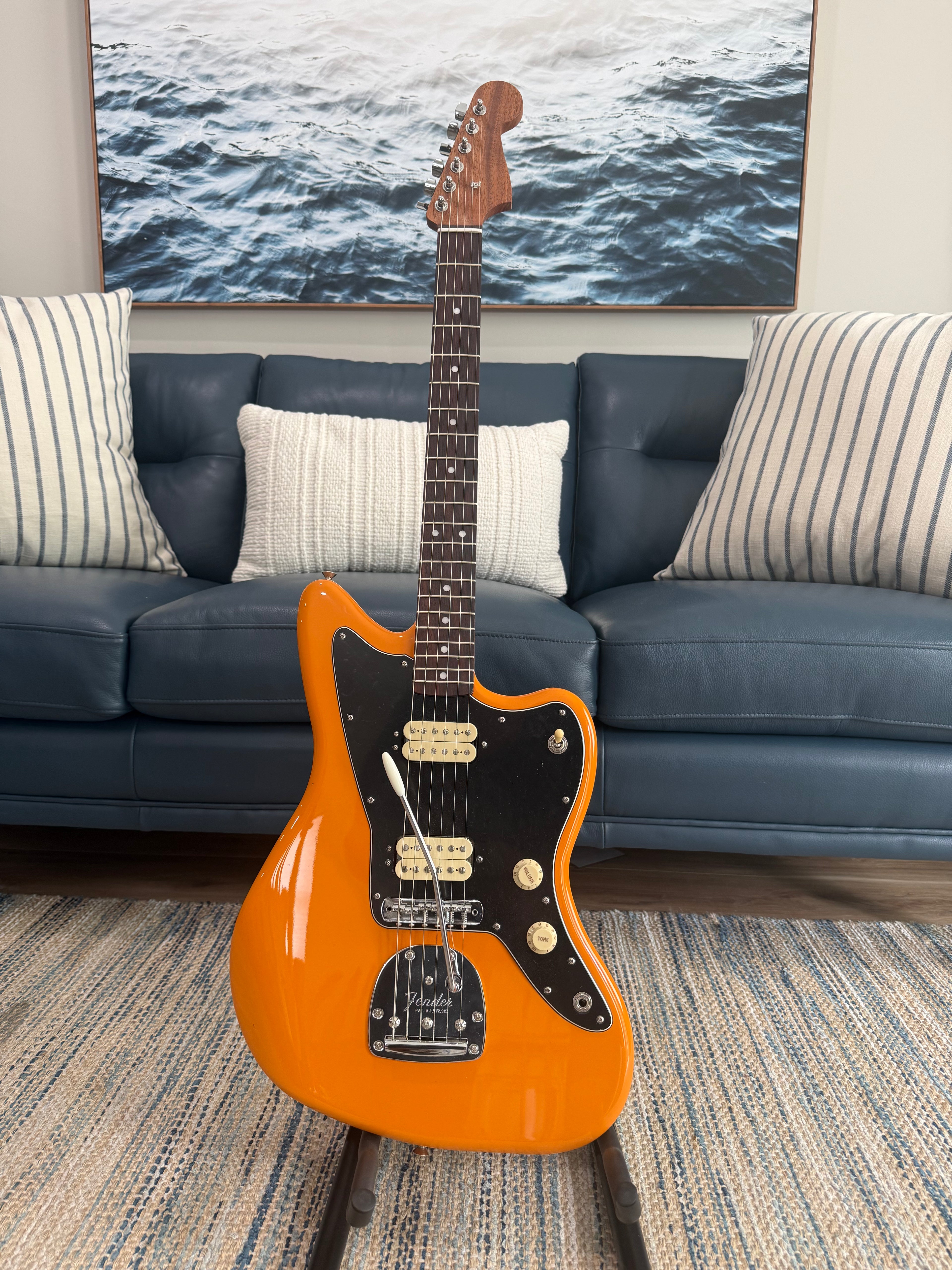 Custom Fender Jazzmaster Capri Orange