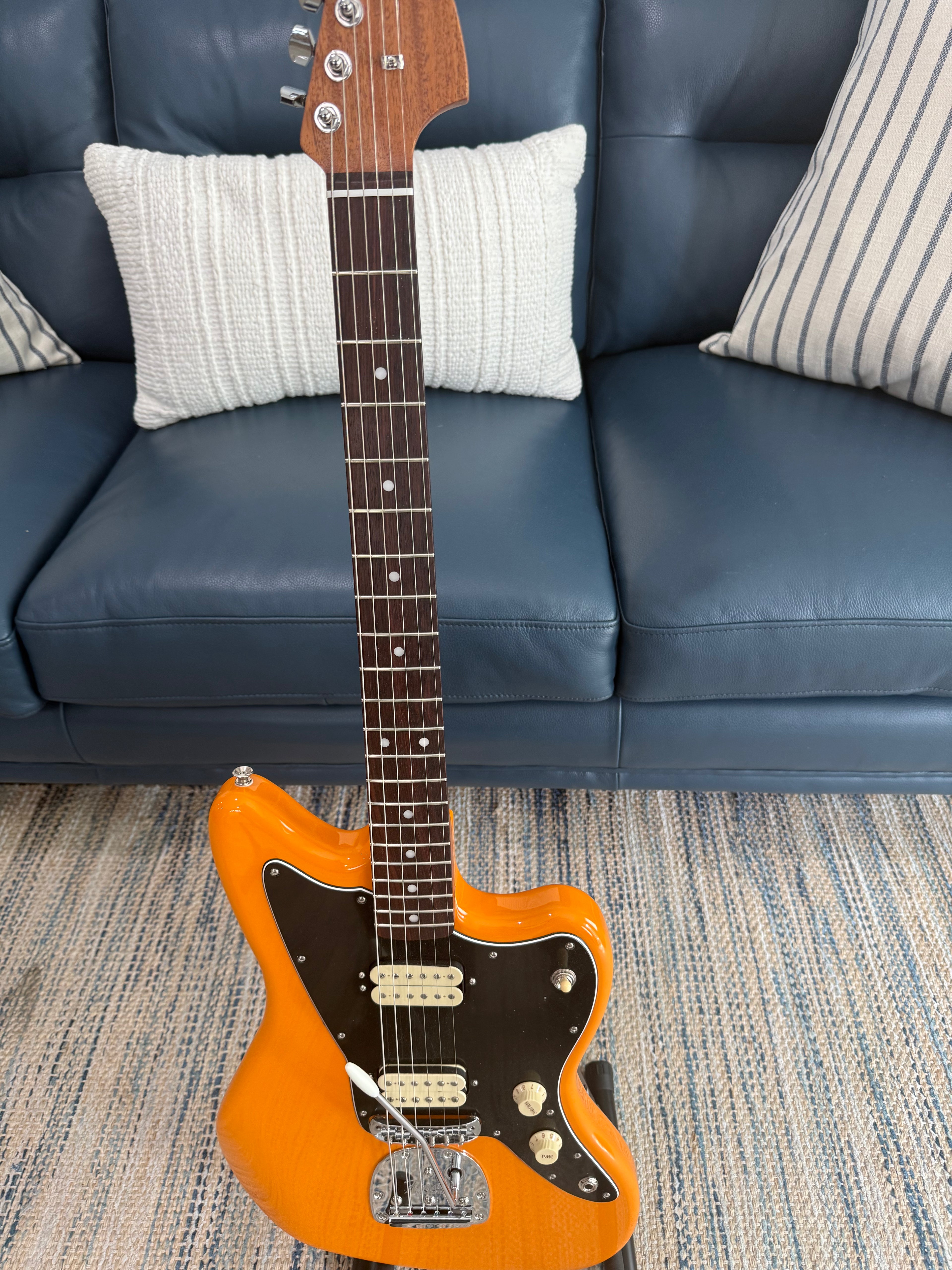 Custom Fender Jazzmaster Capri Orange