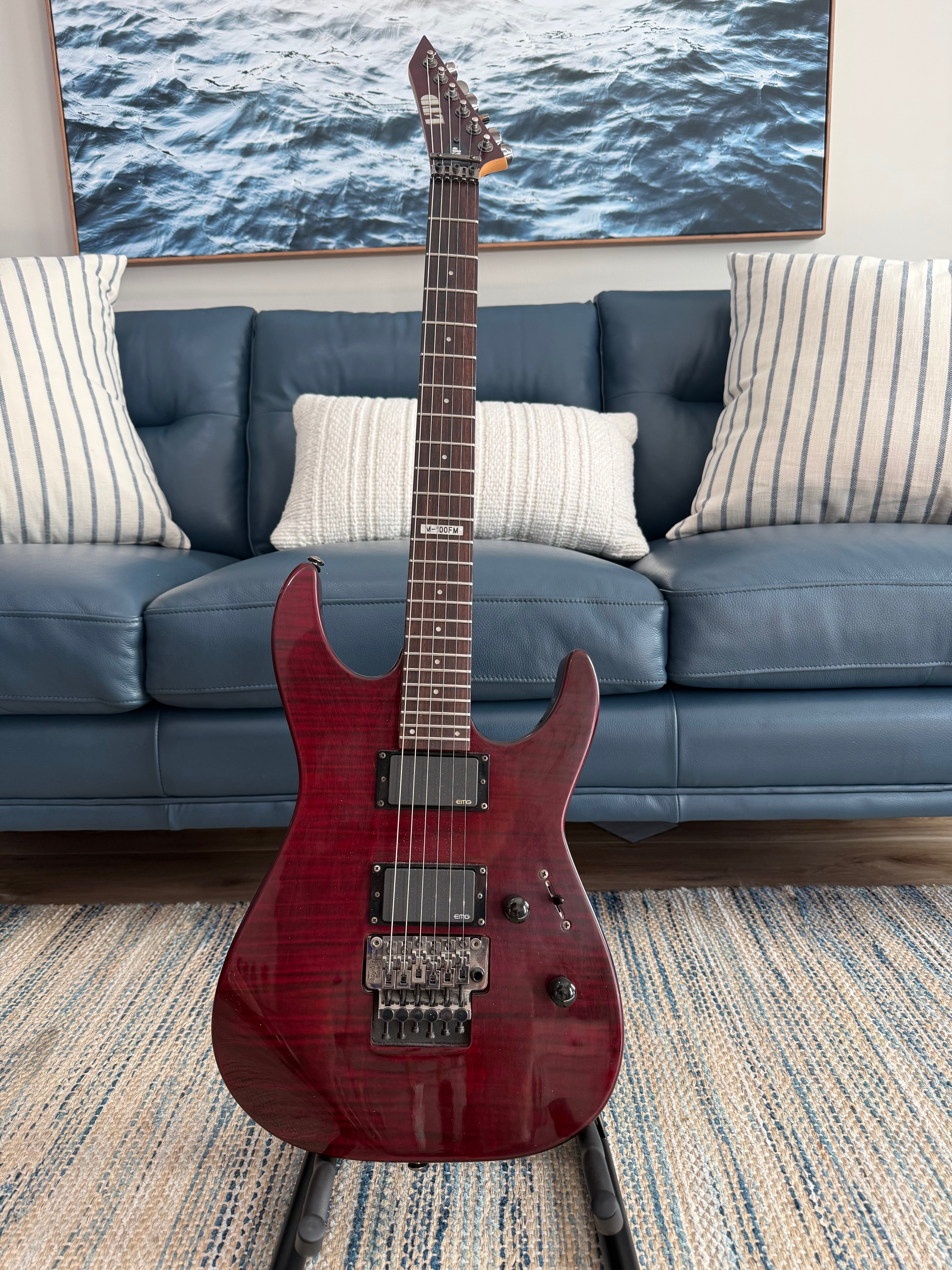 ESP LTD M-100 FM - Used Dark Cherry