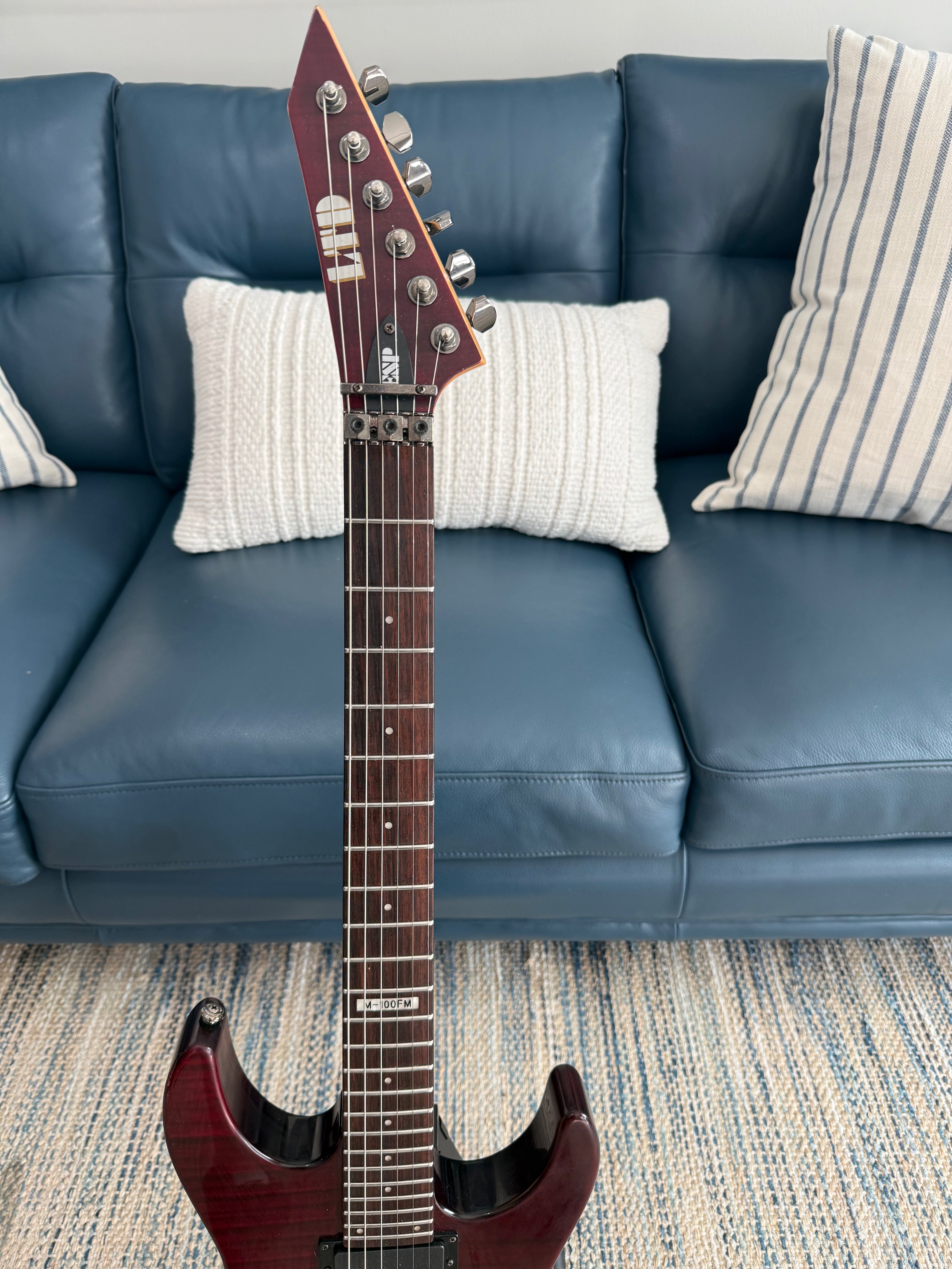 ESP LTD M-100 FM - Used Dark Cherry