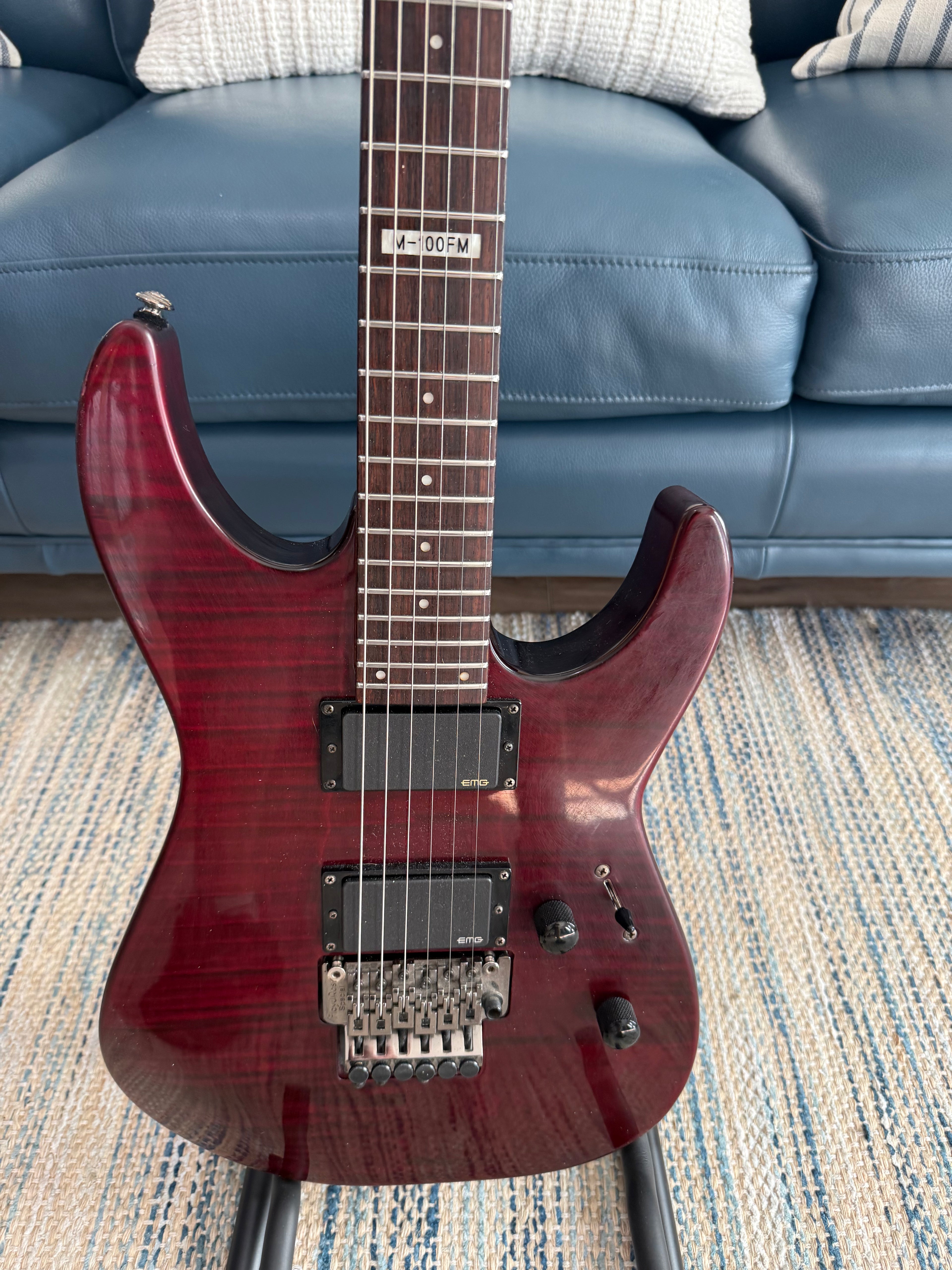 ESP LTD M-100 FM - Used Dark Cherry