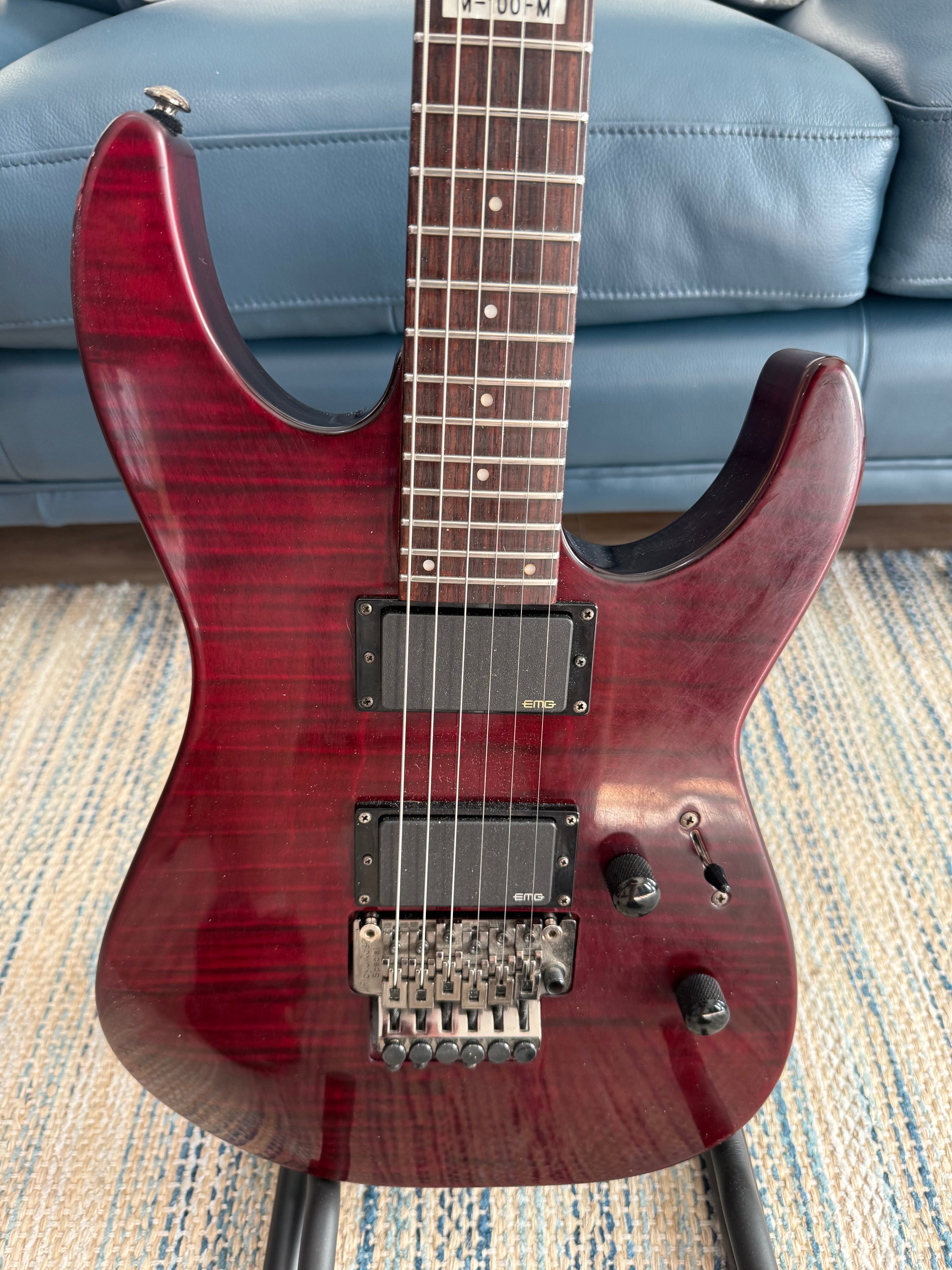 ESP LTD M-100 FM - Used Dark Cherry