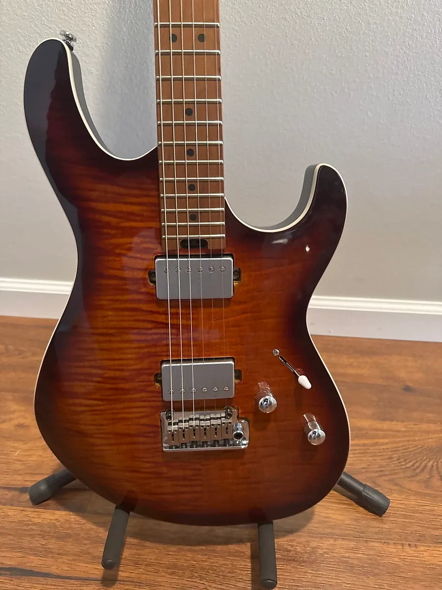 Used Cort G290 FAT II 2022 electric guitar in a vibrant finish with a sleek body and modern hardware.