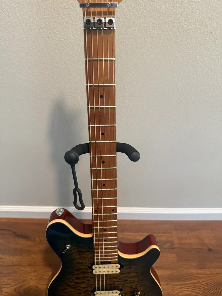 Used EVH Wolfgang Special guitar body in quilted maple with an indigo burst finish.