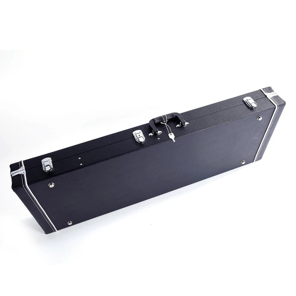 Glarry high grade electric guitar hard case by Palm Harbor Music with a sleek design and durable exterior.