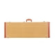 Yellow tweed hard case for Glarry high grade electric guitar by Palm Harbor Music, featuring sturdy design and classic style.