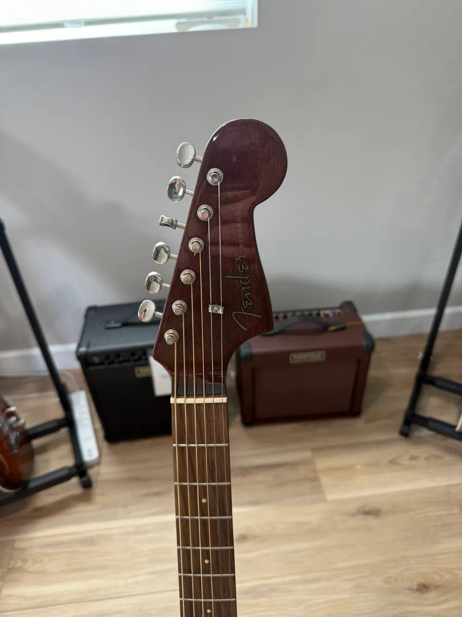 Used Washburn Redondo Player acoustic-electric guitar with a natural wood finish and a classic body shape.